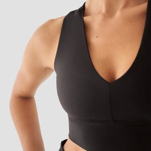 Juodas crop topas - Image 2