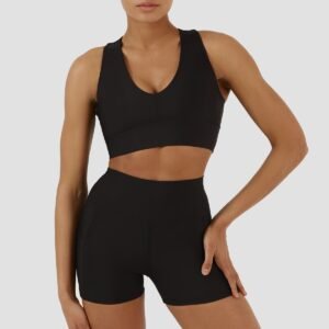 Juodi šortukai su kišenėlėm - Image 5